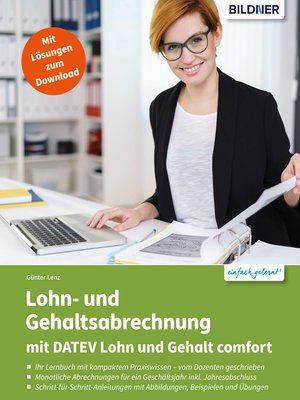 cover image of Lohn- und Gehaltsabrechnung 2021 mit DATEV Lohn und Gehalt comfort